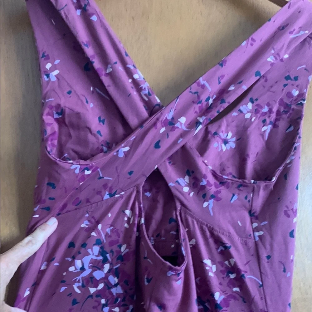 Pact Purple Sleeveless V-Neck Maxi Dress - Picture 3 of 4